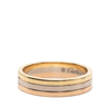 Cartier 18K Tricolor Gold Vendome Louis Cartier Wedding Band Secondhand