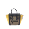 Celine Micro Tricolor Leather Luggage Tote Secondhand
