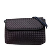 Bottega Veneta Satin Intrecciato Shoulder Bag Secondhand