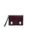 Prada Saffiano Double Lock Convertible Clutch Secondhand