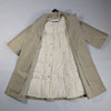 Jil Sander Beige Double-Layer Coat, Size 36 Secondhand
