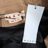 Marni Checkered Two-Tone Trench Coat, Size 38 Secondhand