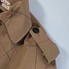 Marni Checkered Two-Tone Trench Coat, Size 38 Secondhand