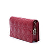 Dior Patent Cannage Lady Dior Chain Convertible Clutch Secondhand