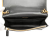 Saint Laurent Small Croc Embossed Leather Monogram Kate Tassel Crossbody Secondhand