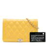 Chanel Quilted Lambskin Boy Wallet On Chain Secondhand