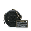 Chanel Caviar CC Filigree Round Clutch with Chain Secondhand