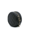 Chanel Caviar CC Filigree Round Clutch with Chain Secondhand