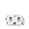 Miu Miu Goatskin Madras Cat Print Double Zip Crossbody Secondhand