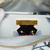 Miu Miu Goatskin Madras Cat Print Double Zip Crossbody Secondhand