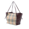 Burberry Small Haymarket Check Canvas and Leather Canterbury Tote Secondhand