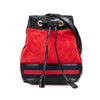 Gucci Mini Suede and Patent Web Ophidia Bucket Bag Secondhand