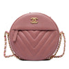 Chanel Chevron Lambskin Round As Earth Crossbody Secondhand