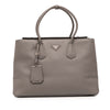 Prada Saffiano Cuir Turnlock Twin Satchel Secondhand