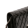 Chanel CC Quilted Crinkled Patent Wallet On Chain Secondhand