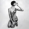Paco Rabanne sequin dress made from golden rhodoid discs
