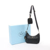 Secondhand Prada Re-Edition 2005 Leather Crossbody Bag in Black