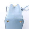 Prada Galleria Saffiano Lux Leather 2Way Handbag in Blue Secondhand