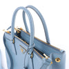 Prada Galleria Saffiano Lux Leather 2Way Handbag in Blue Secondhand