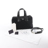Prada Tessuto Impuntu Nylon x Leather 2Way Handbag in Black BL0722 Secondhand