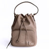 Prada beige leather bucket handbag