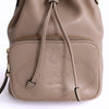 Prada beige leather bucket handbag