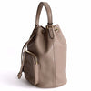 Prada beige leather bucket handbag