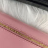 Prada pink Saffiano Metal long wallet