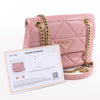 Secondhand Prada Spectrum Small Leather Chain Shoulder Bag in Pink