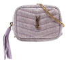 Saint Laurent Baby Matelasse Denim Monogram Lou Camera Bag Secondhand