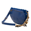 Balenciaga Diagonal Quilted Velvet Allover Logo Souvenir Belt Bag XS Secondhand
