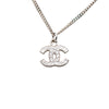 Chanel CC Brass and Strass Pendant Necklace Secondhand