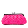 Miu Miu Matelasse Nappa Kiss Lock Frame Clutch Secondhand