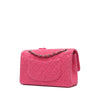 Chanel Medium Classic Tweed Beaded Flower Double Flap Secondhand