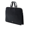 Prada Saffiano Cuir Travel Front Zip Pocket Briefcase Secondhand