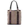 Gucci Large GG Canvas Bamboo Libeccio Tote Secondhand