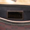 LOEWE Sequin Trimmed Anagram PVC Coated Canvas Double Buckle Flap Shoulder Bag Secondhand