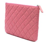 Chanel Small Quilted Caviar O Case Clutch Secondhand