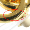 Chanel Gold Plated CC Turn Lock Clip on Earrings Secondhand