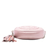 Gucci Mini Metallic Pebbled Calfskin Soho Chain Crossbody Secondhand