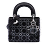 Secondhand Dior Mini Satin Cannage Strass Crystal Embellished Lady Dior