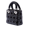 Dior Mini Satin Cannage Crystal Embellished Lady Dior Secondhand