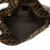 Fendi Zucca Canvas Double Flap Shoulder Bag Secondhand