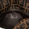 Fendi Zucca Canvas Double Flap Shoulder Bag Secondhand