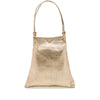 Prada Metallic Calfskin Woven Slit Patterned Handbag Secondhand