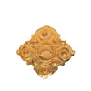 Chanel Gold Plated Rhombus Faux Pearl Brooch Secondhand