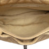 Chanel CC Chevron Metallic Aged Calfskin Bubble Flap Secondhand