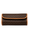 Celine Macadam Coated Canvas Clutch Secondhand
