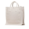 Saint Laurent Canvas Rive Gauche North South Tote Secondhand