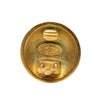 Chanel CC Gold Plated Round Clip On Earrings Secondhand